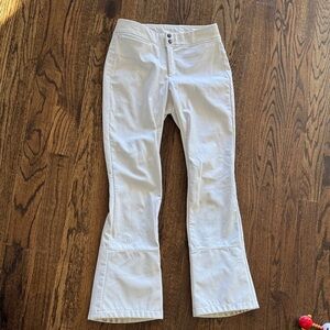 The North Face White Flare Ski/Snow Pants